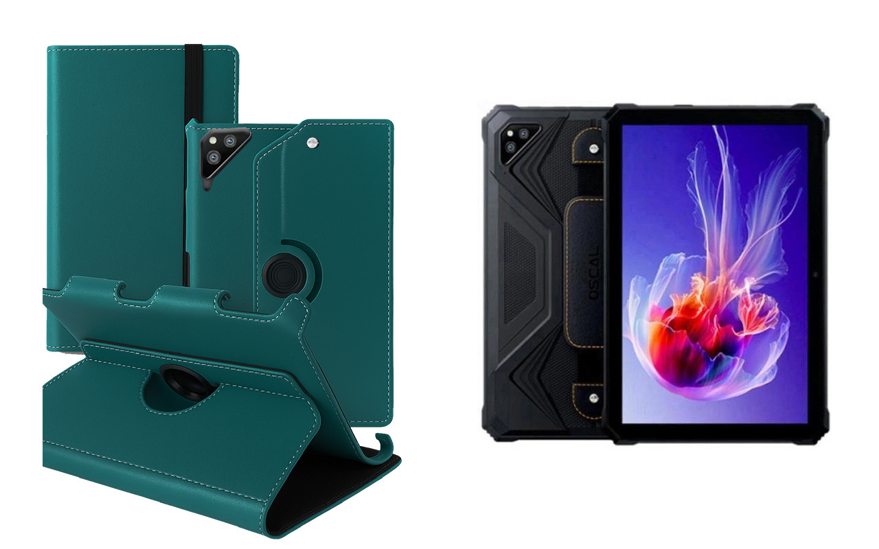 Чохол Ukraine для Blackview Oscal Spider 8, Book Cover, колір Бірюза, фото 1