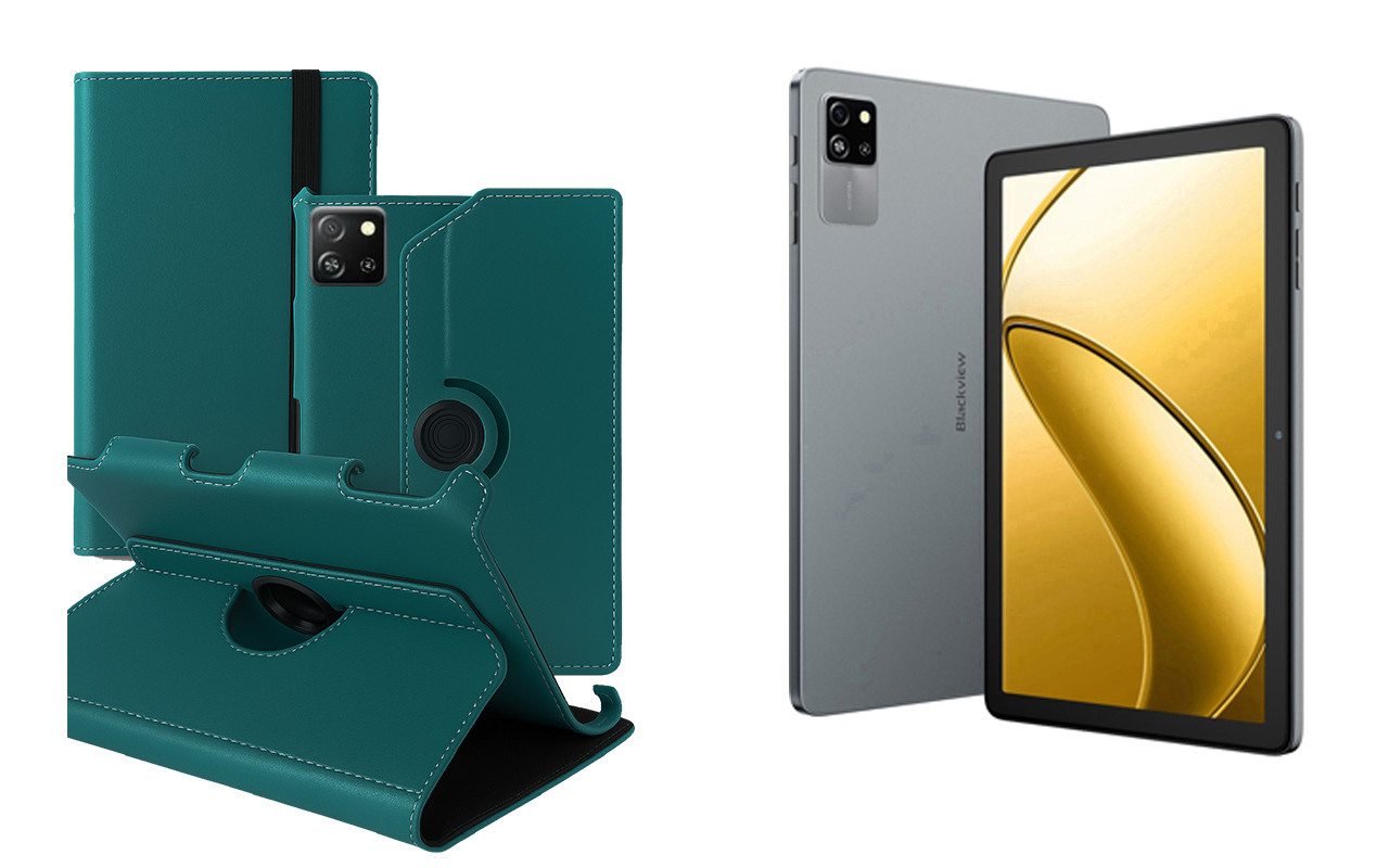 Чохол Ukraine для Blackview Tab 60, Tab 60 Pro, Book Cover, колір  Бірюза, фото 1