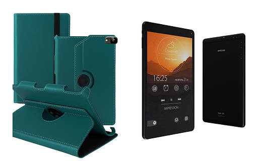 Чехол Ukraine для Impression ImPAD M101, ImPad M102, Book Cover, цвет Бирюза