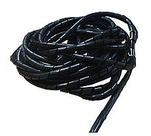 Спираль монтажная D12-75 10м/уп черная СМ-SWB15 TechnoSystems