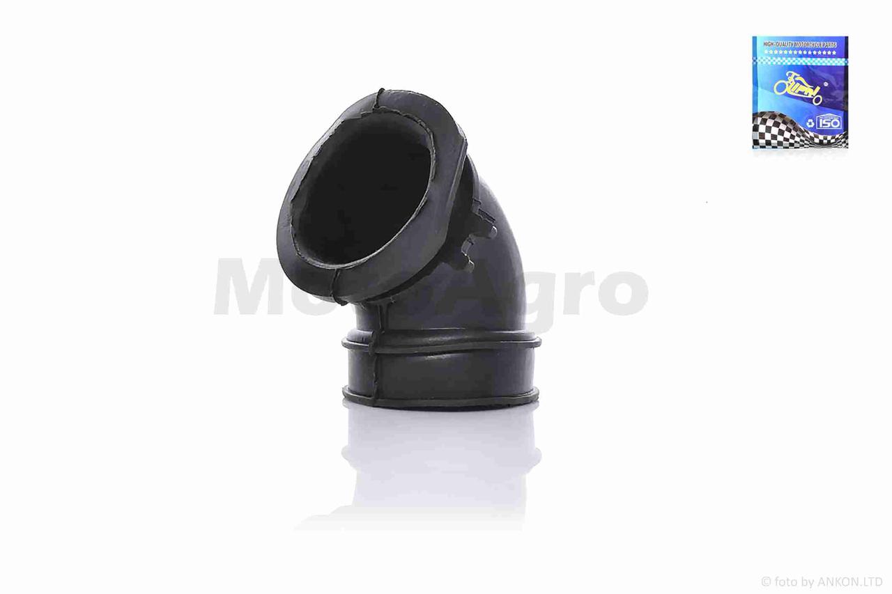 Патрубок повітряного фільтра на скутер сузуки адреса летс чорний AT-21537, фото 1