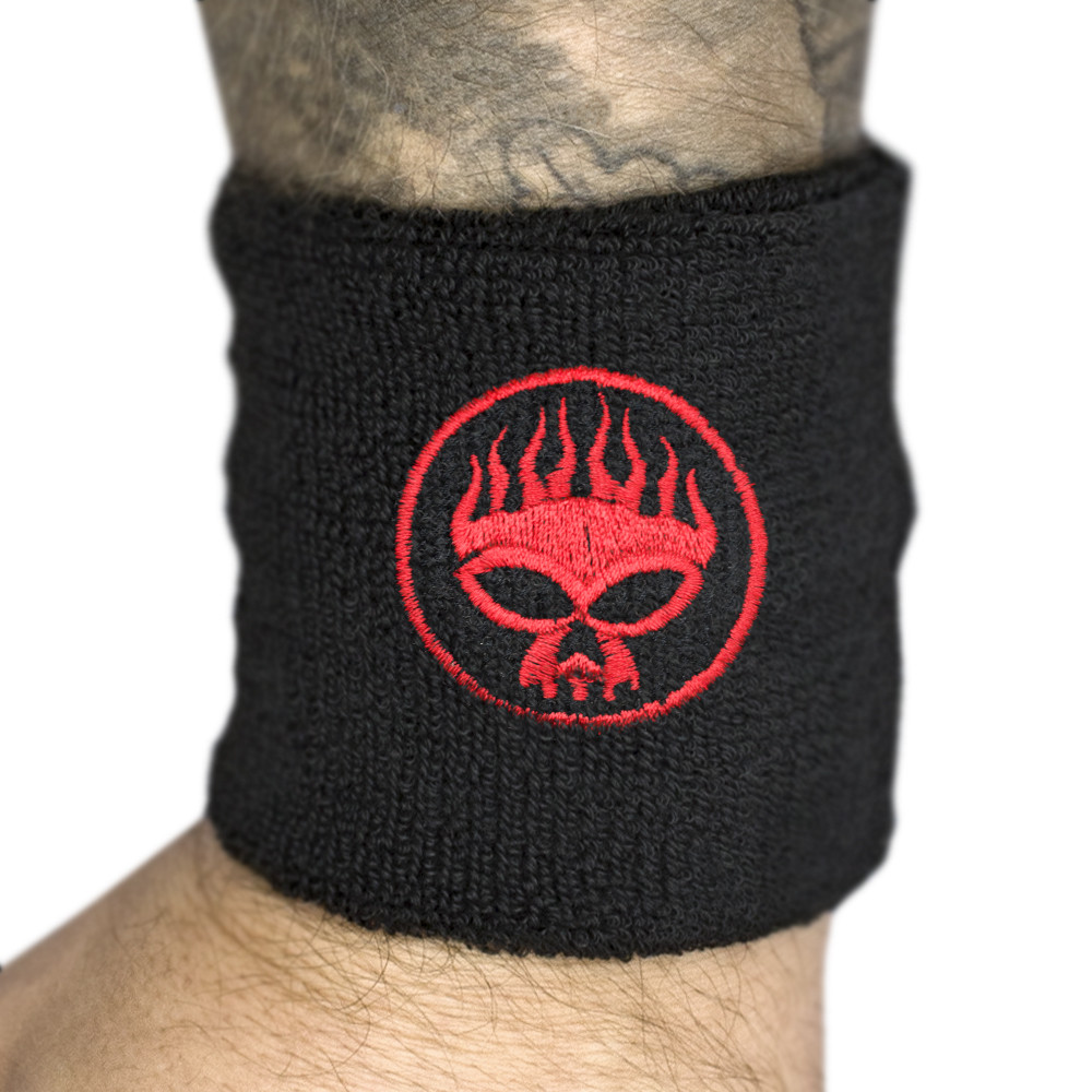 Напульсник махровий THE OFFSPRING - SKULL LOGO (wol-059)