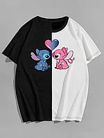 Футболка оверсайз ліло і стіч стильна унісекс