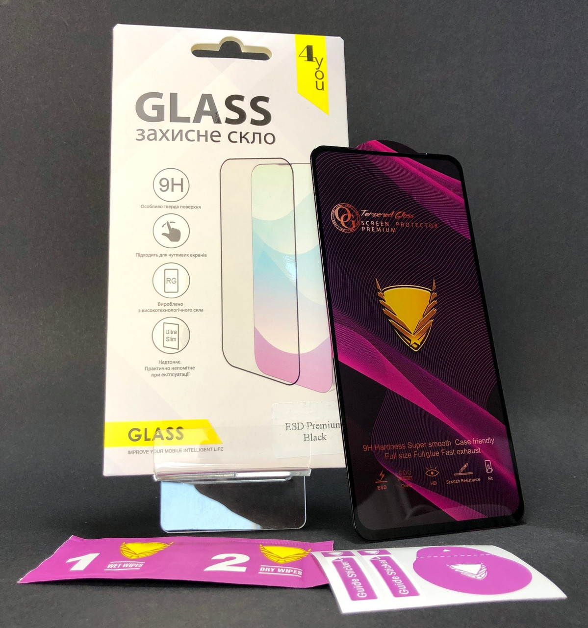 Захисне скло Xiaomi Redmi Note 8T Golden Armor Big Curve Black