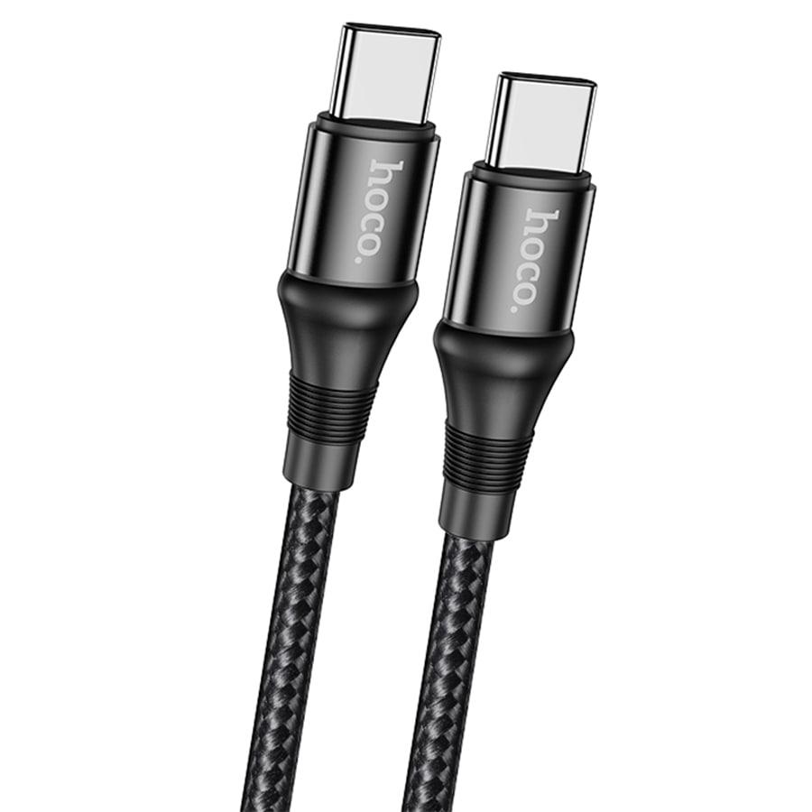Кабель Type-C/Type-C HOCO X50 100W 2m (круглый) Black