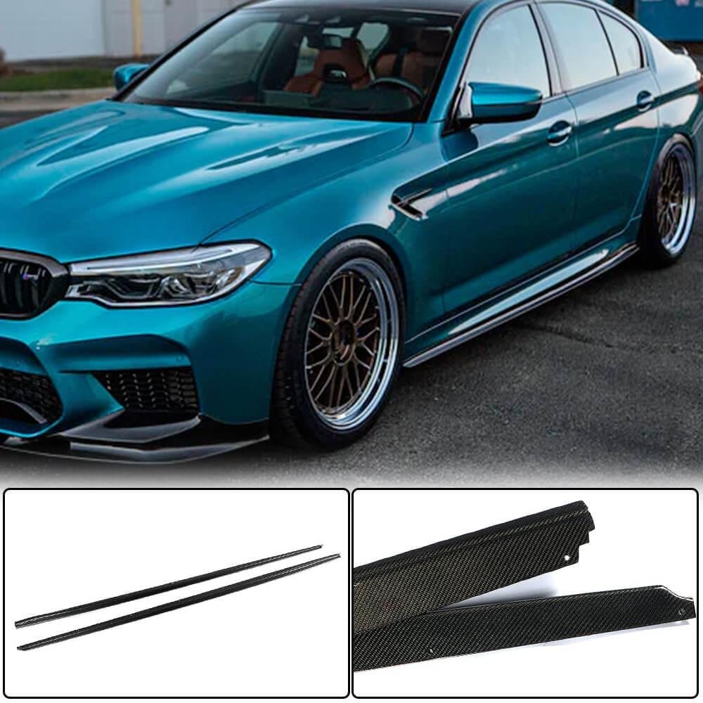 Накладки на пороги Карбон V3 (для 2017-2020 M-Sport/M5) для бмв 5 серія G30/31 рр