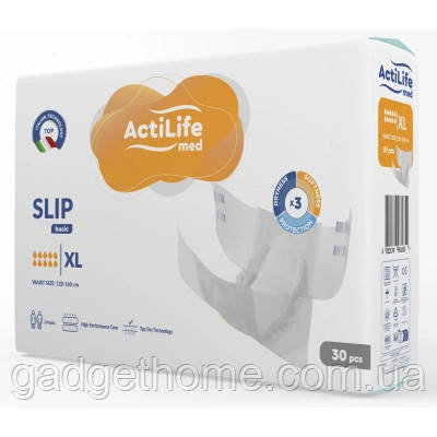 ТОП! Підгузки для дорослих ActiLife Med Basic XL, 30 шт (4820174981655) - (gHome), фото 1