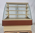 Кондитерська холодильна вітрина «CRYSPI», (+3° +7°), 1.24 м., (Україна), Б/у, фото 2