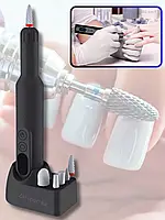 Професійний безпровідний фрезер Nail M3 для манікюра та педикюра портативний апарат машинка з акамулятором 500 mAh