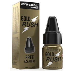 Poppers / попперс Gold Rush 10ml With Adapter