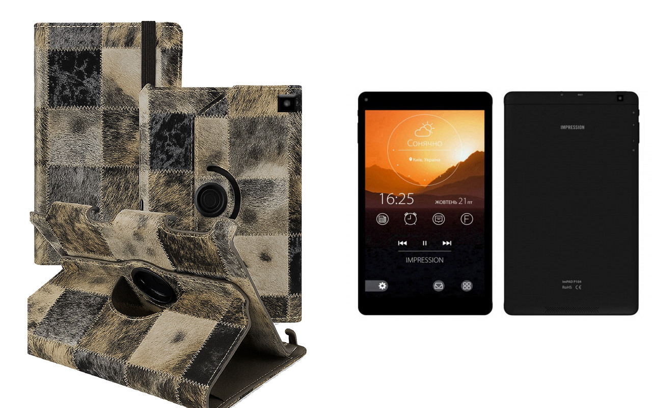 Чохол Ukraine для Impression ImPAD P104, Book Cover, колір  Хутро, фото 1