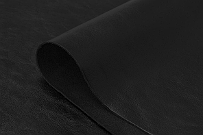 Натуральна шкіра Алькор 19-4006/0 чорний, фото 3