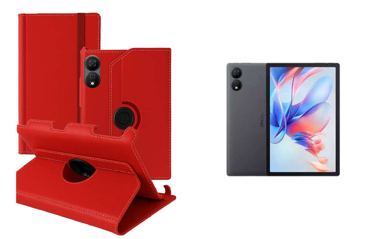 Чохол Ukraine для Blackview OSCAL PAD 8 LTE, Book Cover, колір  Червоний, фото 1