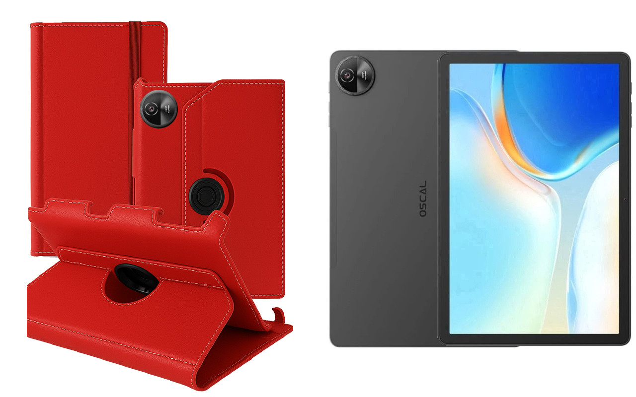 Чохол Ukraine для Blackview Oscal Pad 90, Book Cover, колір  Червоний, фото 1