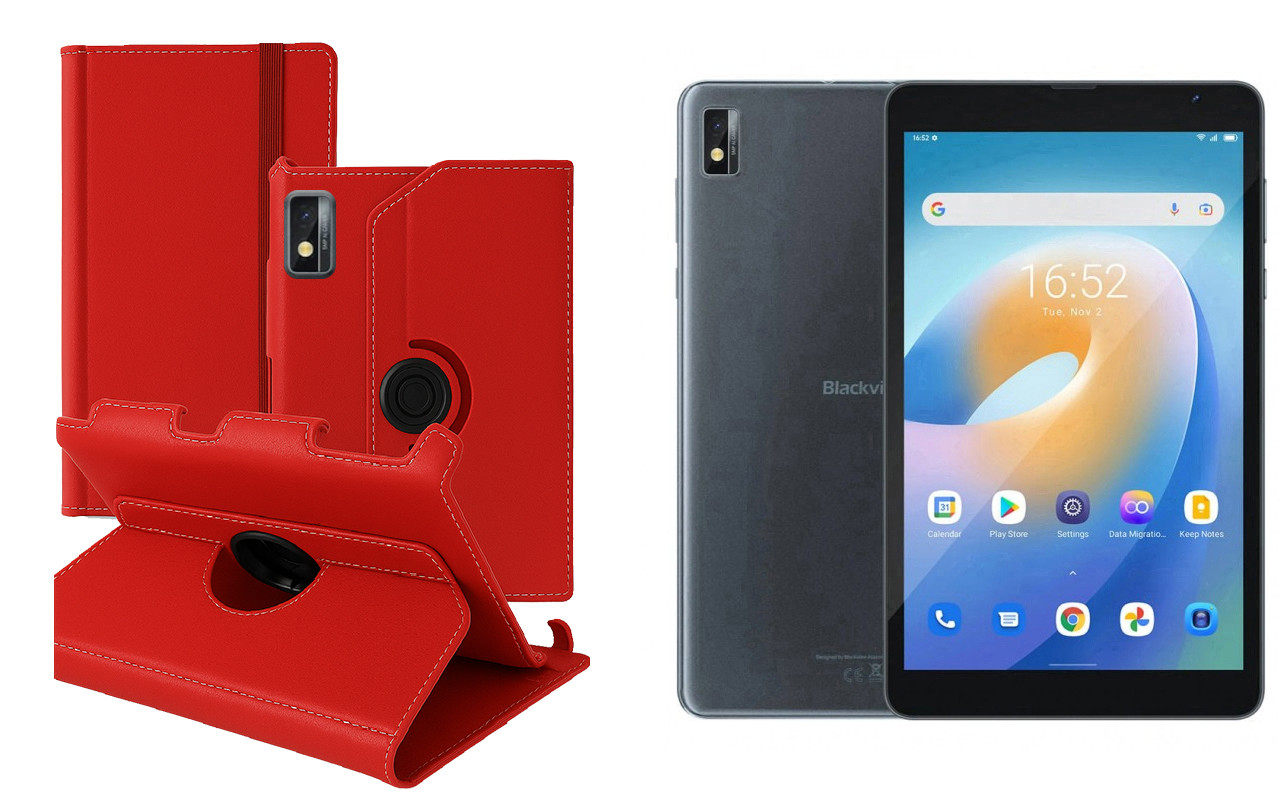 Чохол Ukraine для Blackview Tab 6, Book Cover, колір  Червоний, фото 1