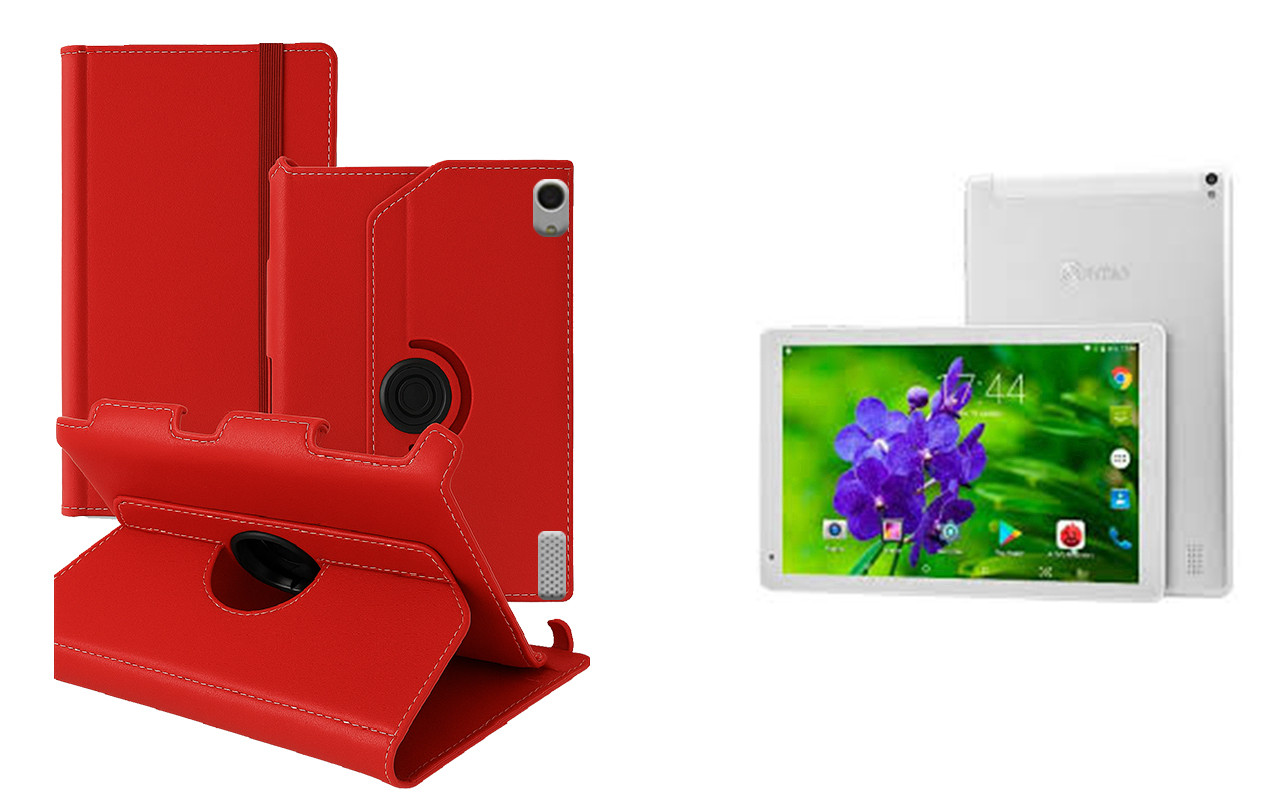 Чохол Ukraine для CONTIXO CX1045, Book Cover, колір  Червоний, фото 1