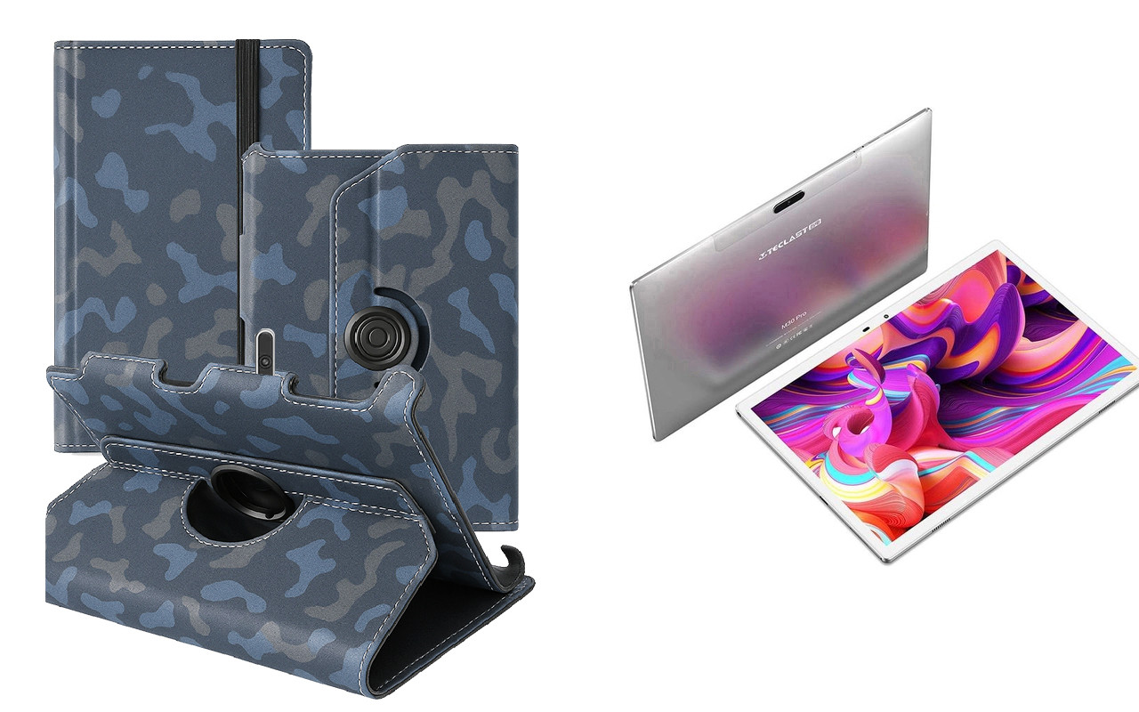 Чохол Ukraine для Teclast M40 Plus, M40 Pro, Book Cover, колір  Хакі зима, фото 1