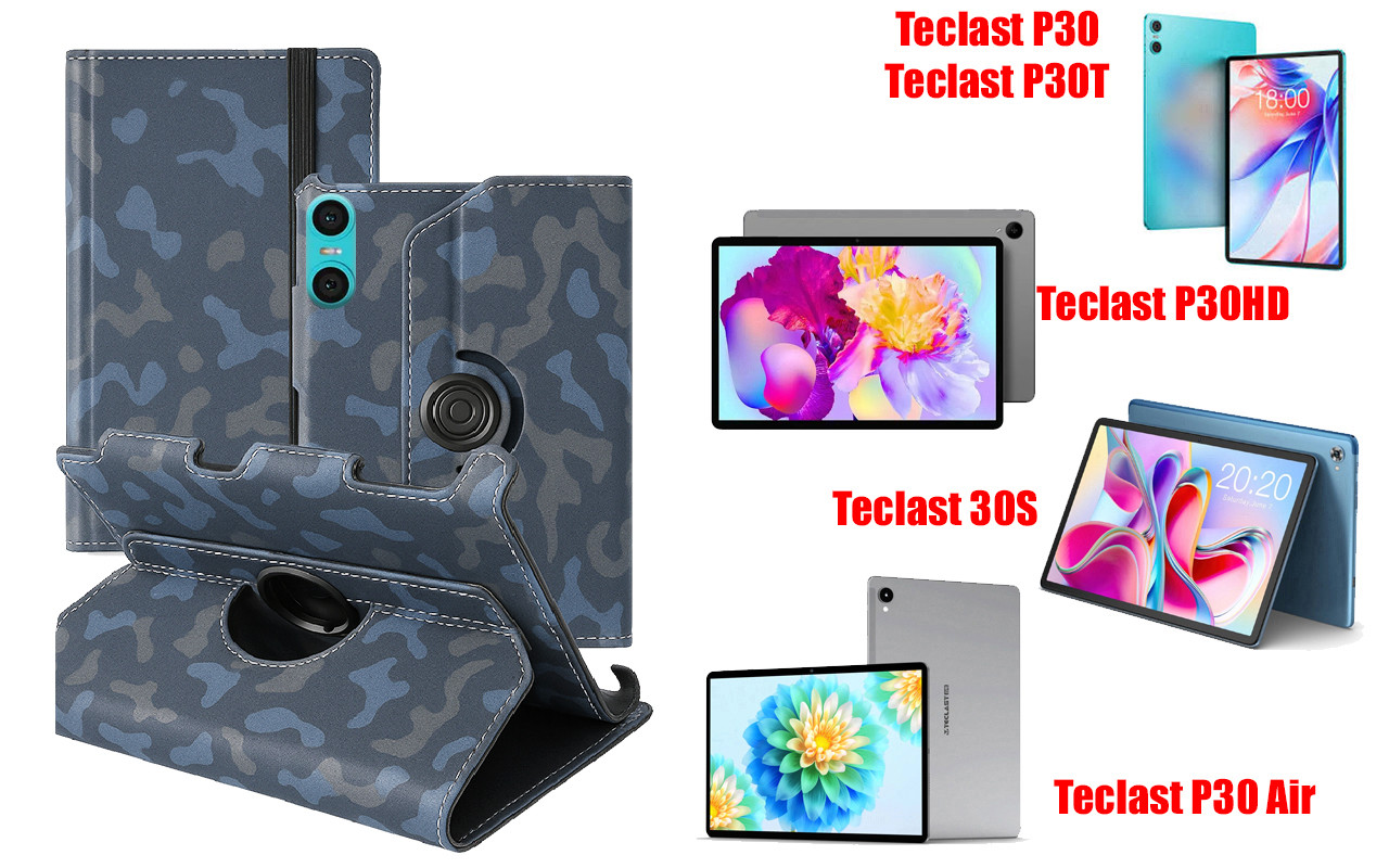 Чохол Ukraine для Teclast P40HD, P40HD 2023, P40HD New 2023, Book Cover, колір  Хакі зима, фото 1