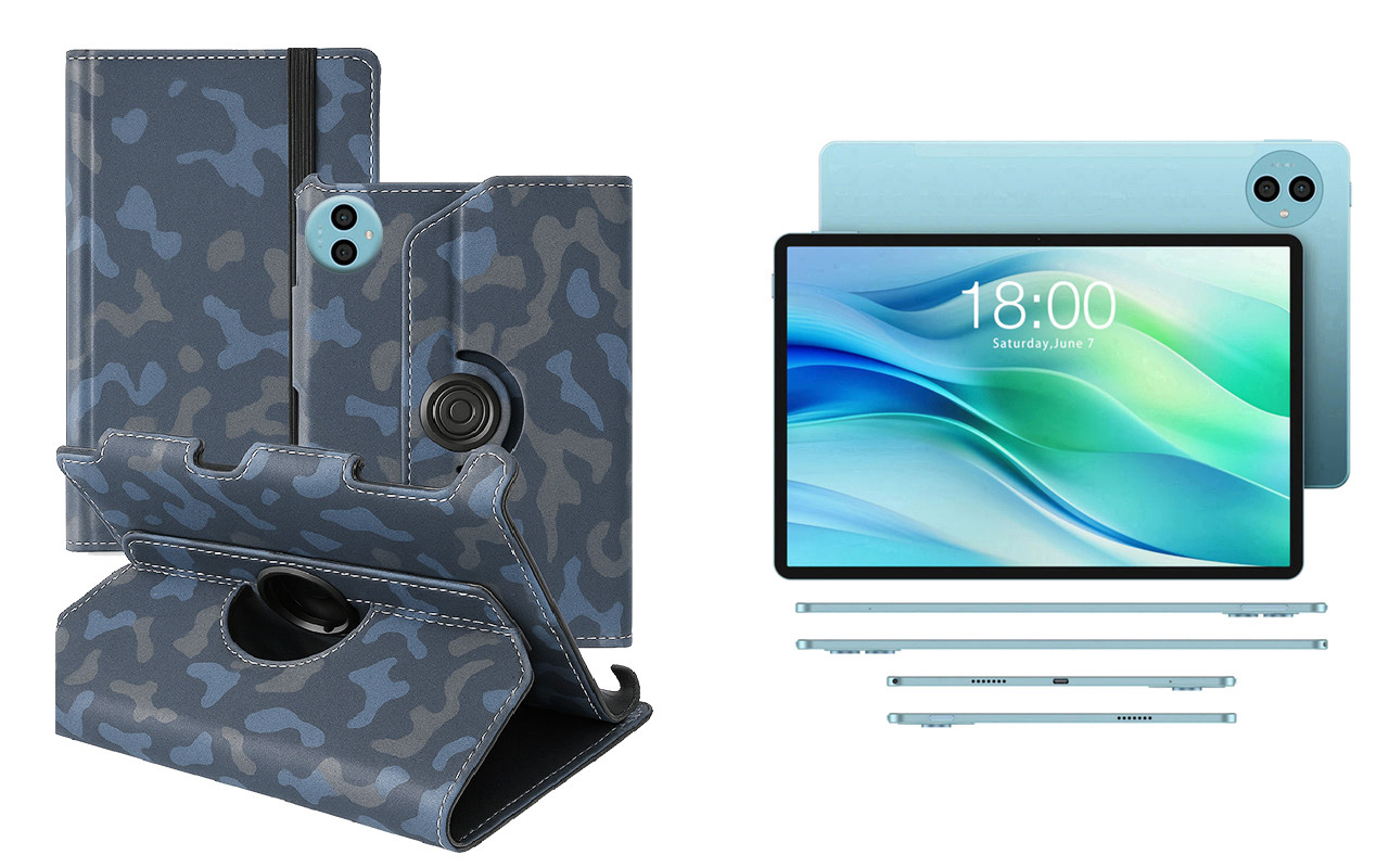 Чохол Ukraine для Teclast P80H, P80T, Book Cover, колір  Хакі зима, фото 1