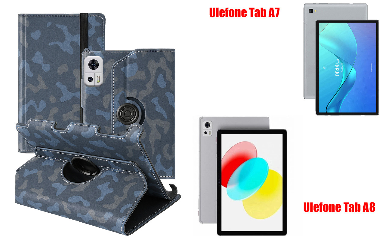 Чохол Ukraine для Ulefone Tab A7, Tab A8, Book Cover, колір  Хакі зима, фото 1