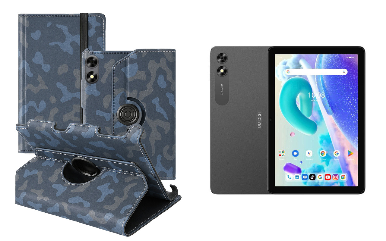 Чохол Ukraine для UMIDIGI G2 Tab, Book Cover, колір  Хакі зима, фото 1