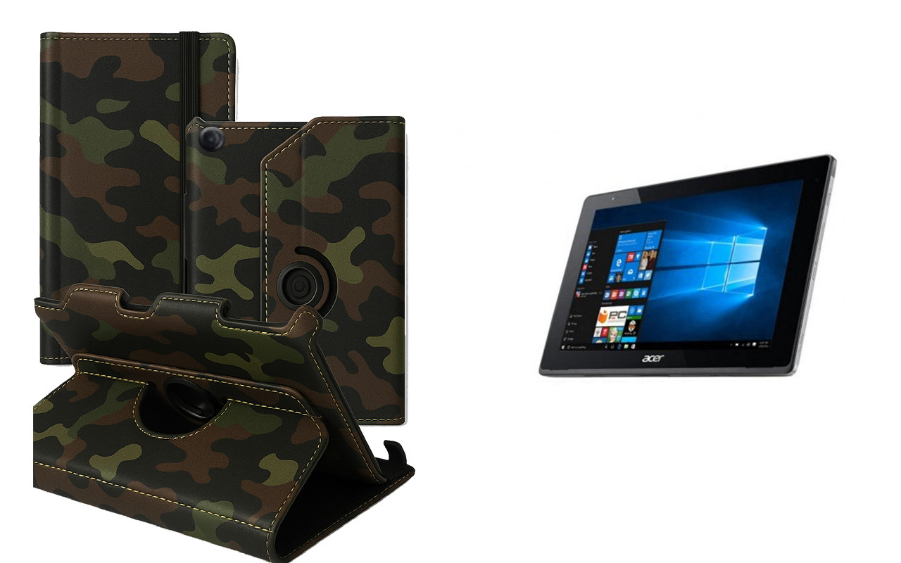 Чохол Ukraine для Acer One 10 S1003, Book Cover, колір  Хакі тм, фото 1