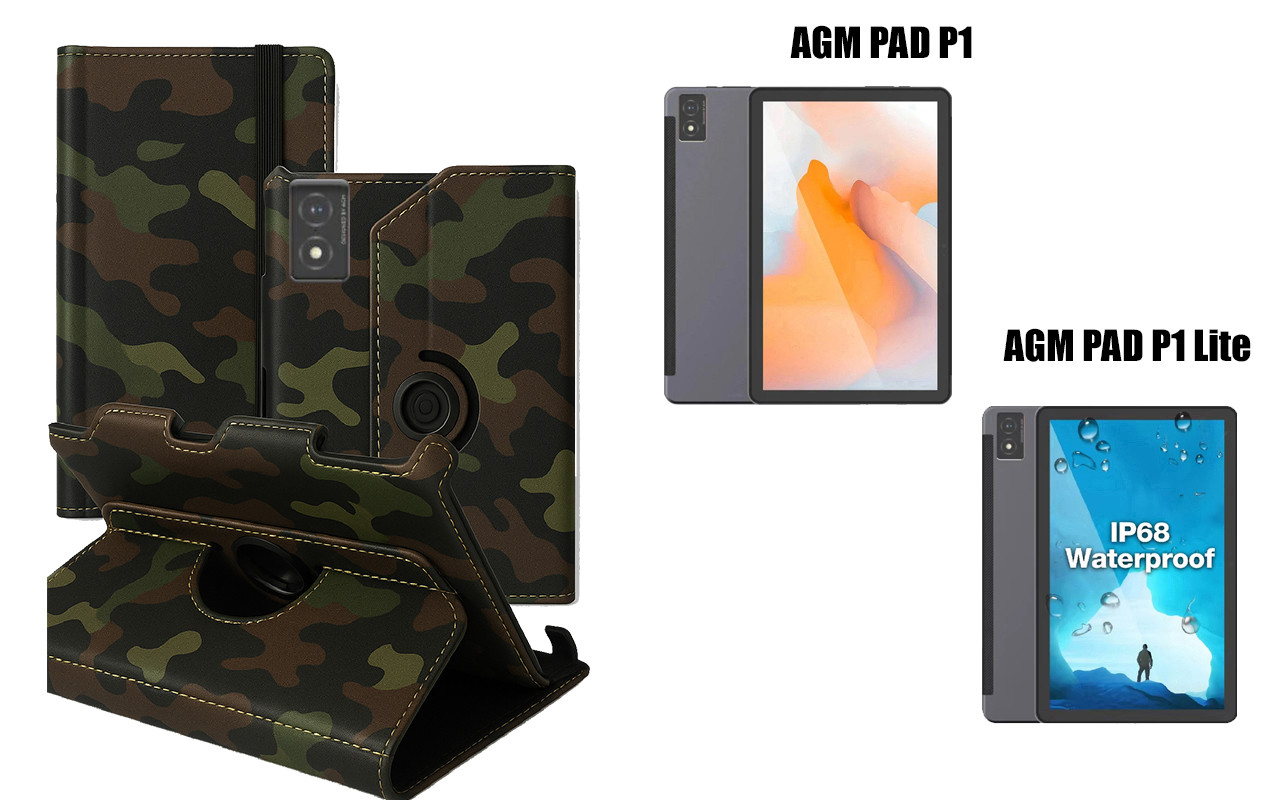 Чохол Ukraine для AGM PAD P1, AGM PAD P1 Lite, Book Cover, колір  Хакі тм, фото 1