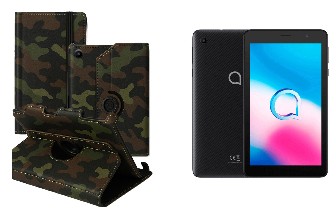 Чохол Ukraine для Alcatel 1T 7 4G (9013X), Book Cover, колір  Хакі тм, фото 1