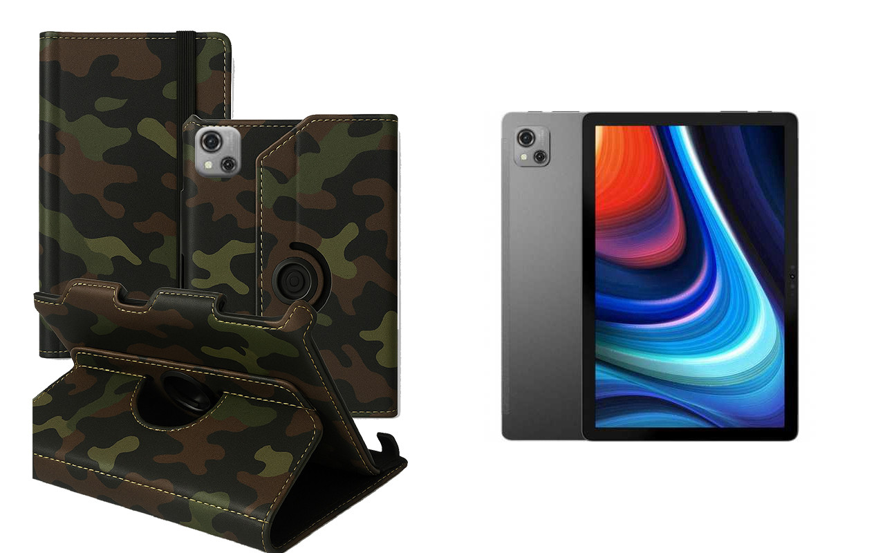 Чохол Ukraine для Blackview Oscal Pad 13, Book Cover, колір  Хакі тм, фото 1