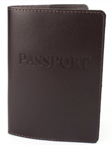 Обкладинка для паспорта "REFRESH" А1-1 "PASSPORT" коричнева