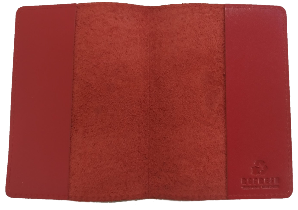 Обкладинка для паспорта "REFRESH" А1-1 "World Map" червона