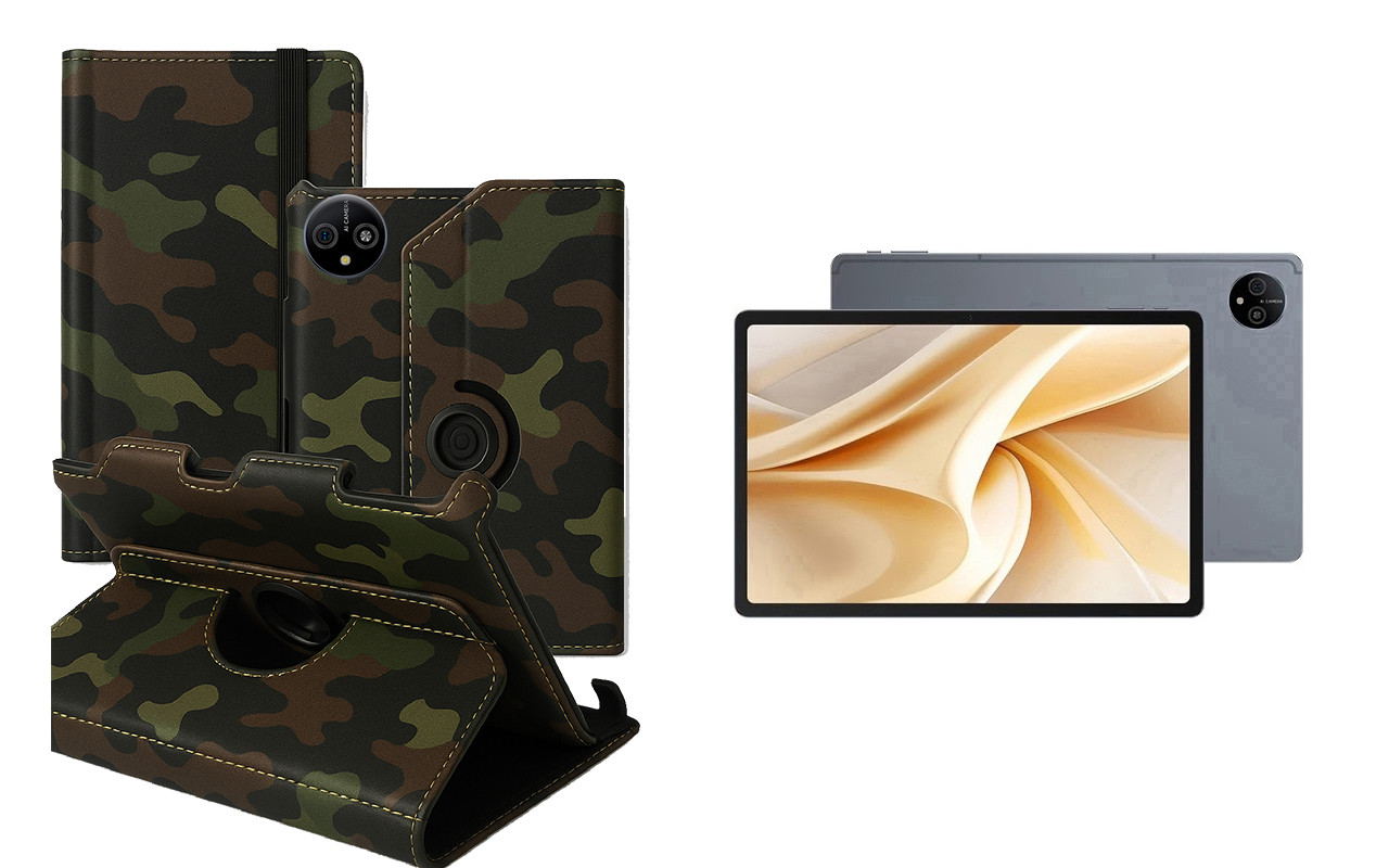 Чохол Ukraine для Ulefone Tab A11, Tab A11 Pro, Book Cover, колір  Хакі тм, фото 1