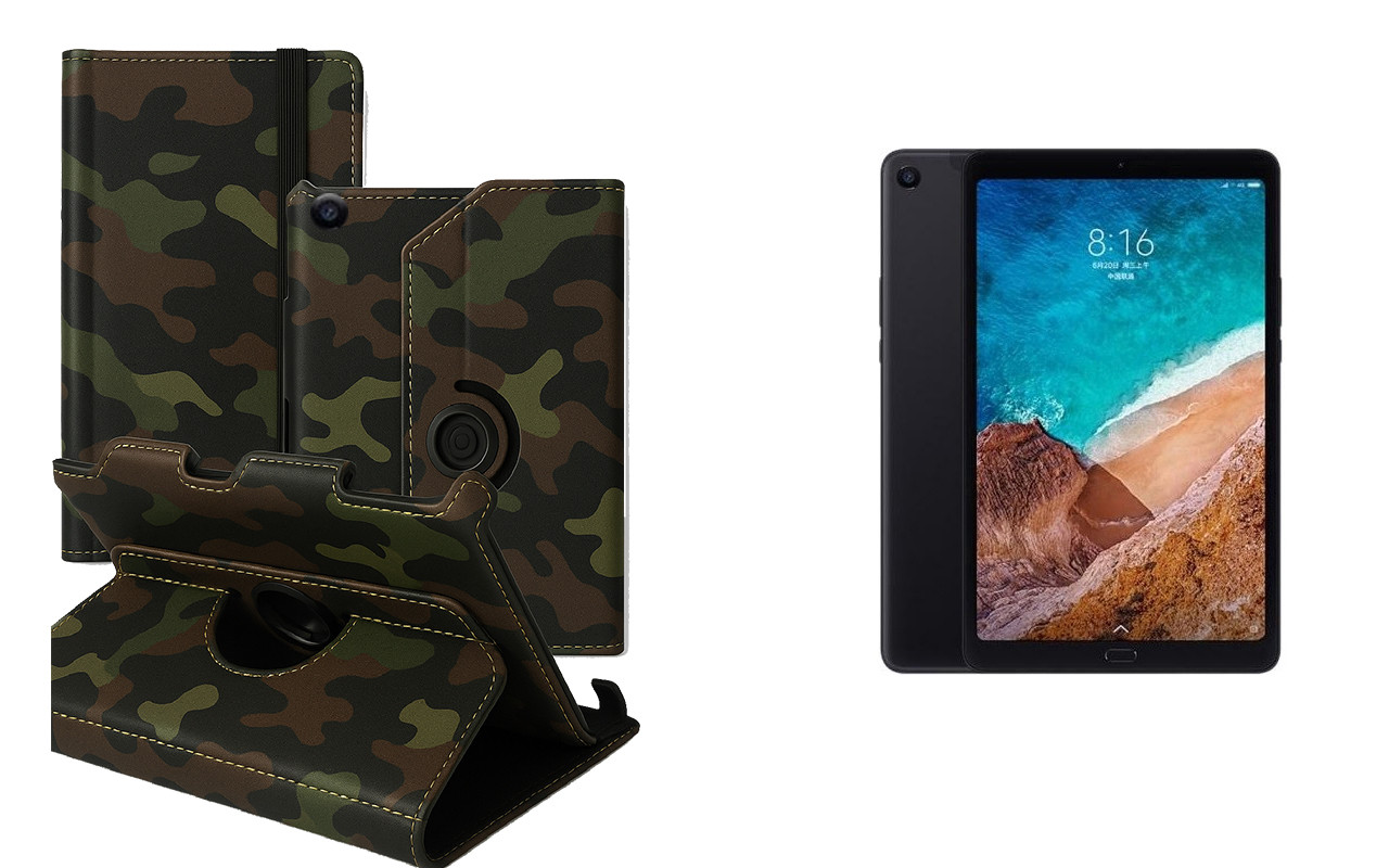 Чохол Ukraine для Xiaomi Mi Pad 4, Mi Pad 4 Plus, Book Cover, колір  Хакі тм, фото 1