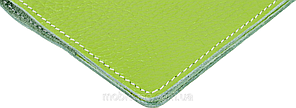 Обкладинка для паспорта VIP (флотар салатовий) тиснення "ПАСПОРТ&PASSPORT", фото 3