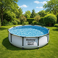 Каркасный бассейн Bestway 56406 Steel Pro MAX, размер 305 x 76 см