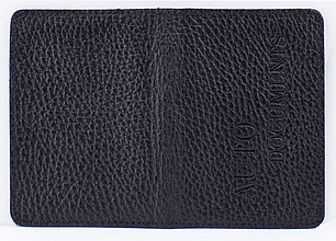 Обкладинка для пластикових документів водія Standart (флотар чорний) тиснення "Auto Documents", фото 2