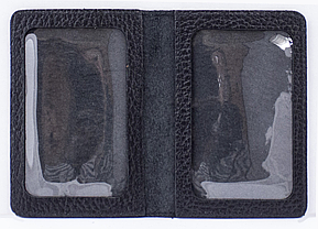 Обкладинка для пластикових документів водія Standart (флотар чорний) тиснення "Auto Documents", фото 3