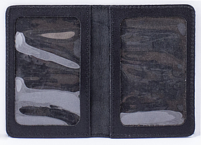 Обкладинка для пластикових документів водія Standart (чорний) тиснення "Auto Documents", фото 3