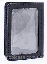 Обкладинка для пластикових документів водія Standart (чорний) тиснення "ПОСВІДЧЕННЯ ВОДІЯ", фото 4