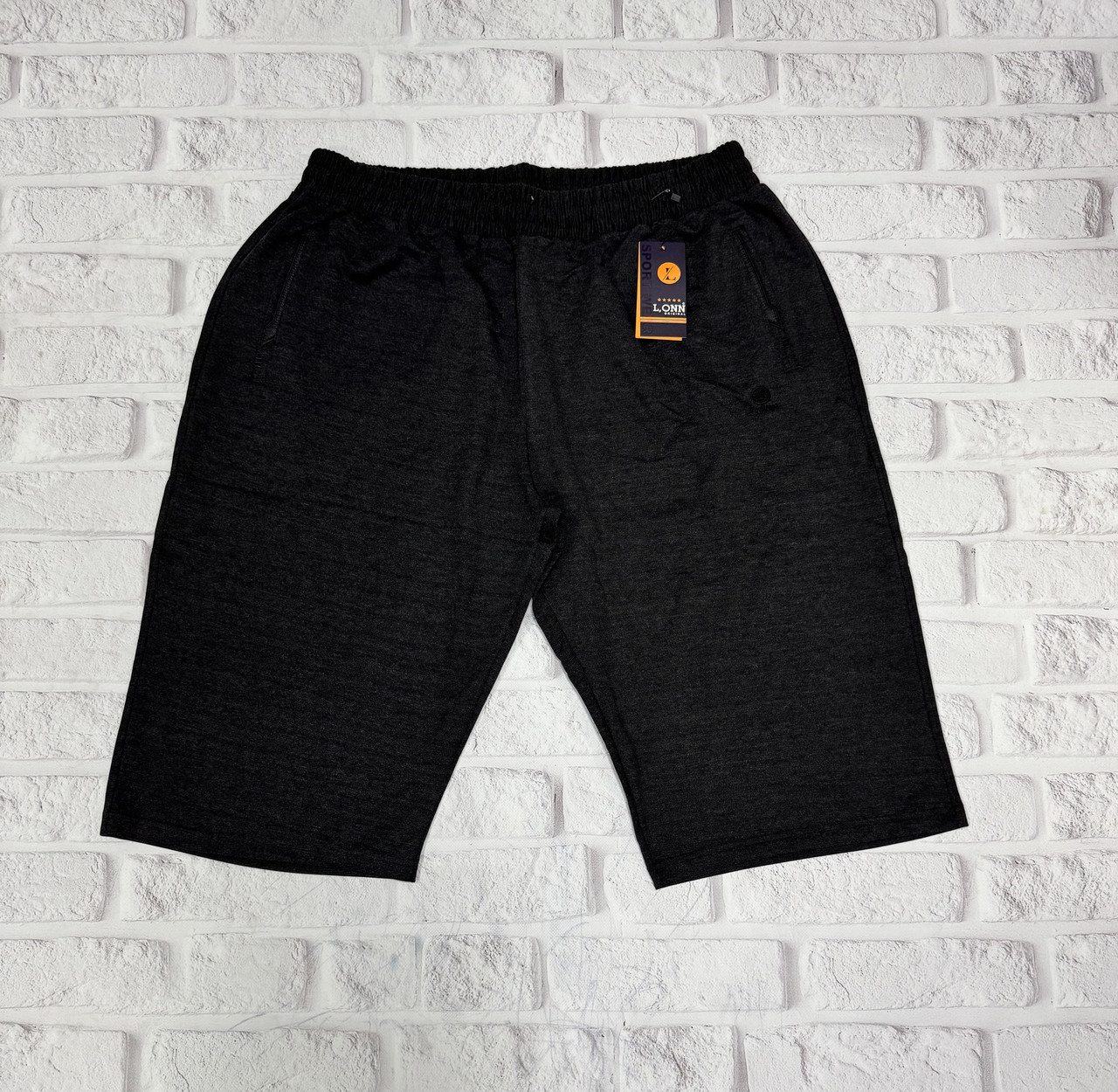 Шорти чоловічі Lonn великі розміри, Графіт, 6XL, фото 1