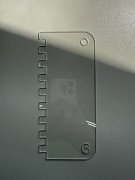 Кондитерський шпатель 18 см з PET-пластику (блок дрібний) Код/Артикул Ш6