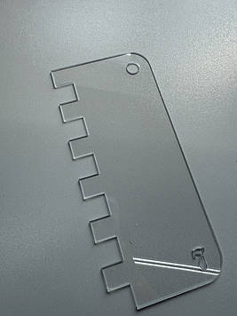 Кондитерський шпатель 18 см з PET-пластику (блок дрібний) Код/Артикул Ш7