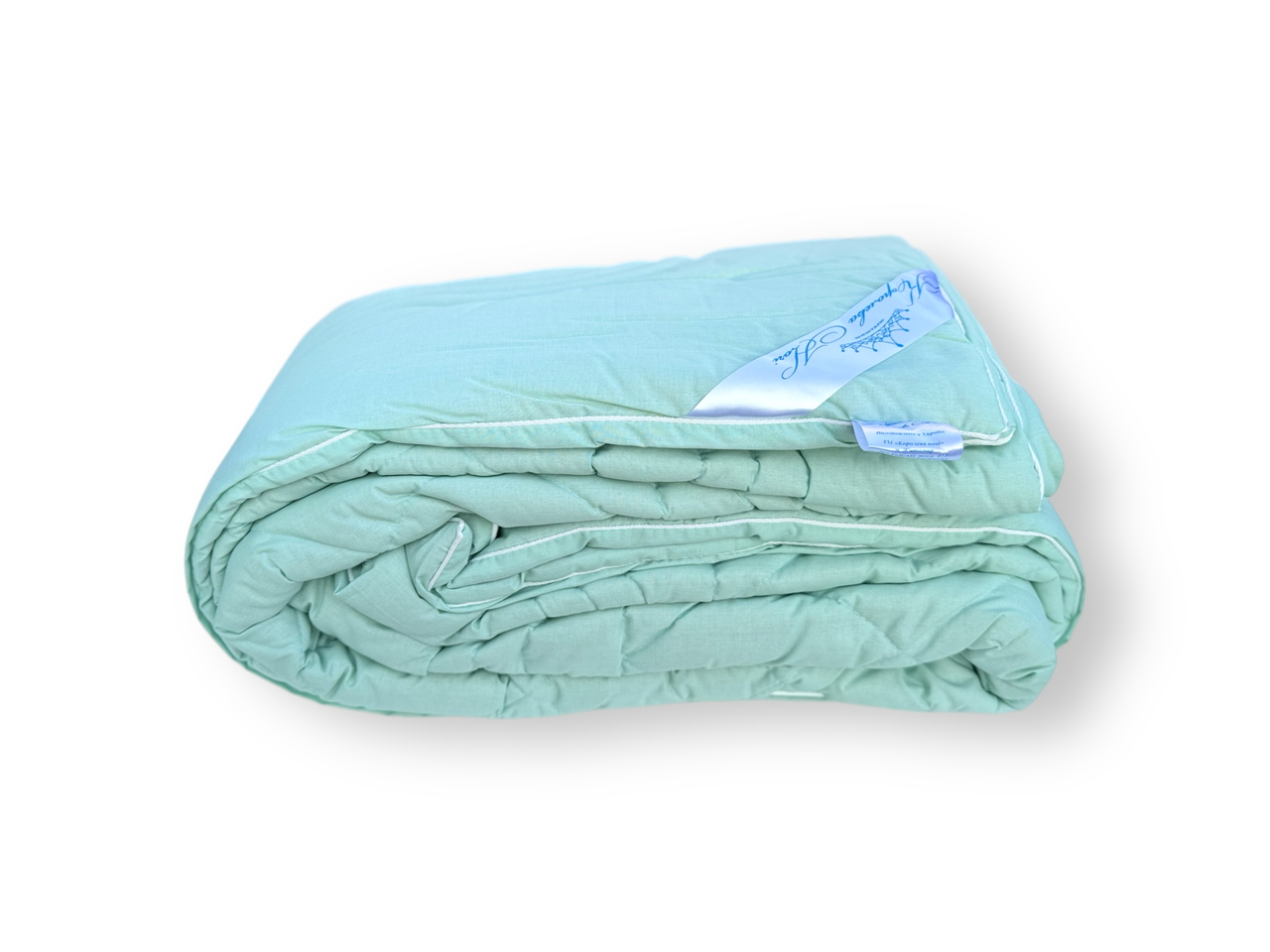 Ковдра літня (Вовна) від виробника Королева Ночі | Полуторна 145х210 | Однотонний світло-бірюзовий, фото 1