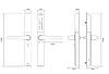 Розумний дверний біометричний замок SEVEN LOCK SL-7763BF white, фото 7