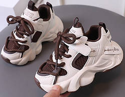 Дитячі кросівки Tezaz коричневий Opt 3009