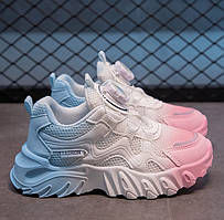 Дитячі кросівки Tezaz голубий Opt 3015