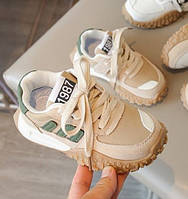 Дитячі кросівки Tezaz коричневий Opt 3017