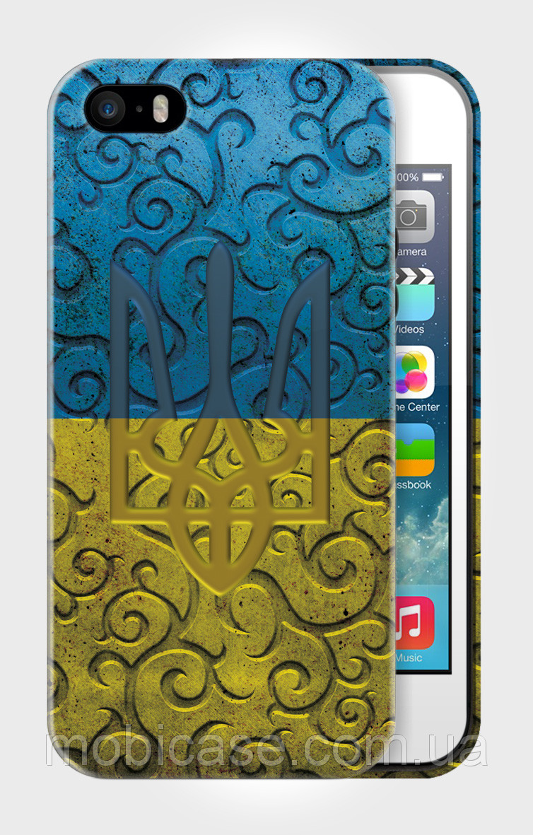 Чохол для iPhone 4/4s"FLAG UKRAINE 3".