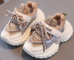 Дитячі кросівки Tezaz коричневий Opt 3023