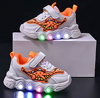 Дитячі кросівки Tezaz білі Opt 3001